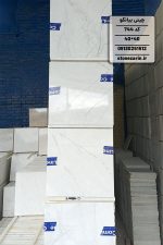 سنگ فرش چینی نیریز سفید 40*40 طرح بیانکو  کد 744